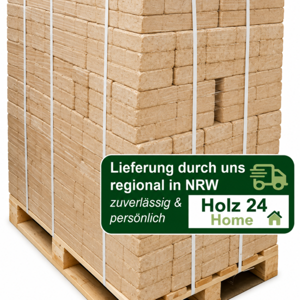 RUF Hartholzbriketts Premium - 960 kg auf Palette